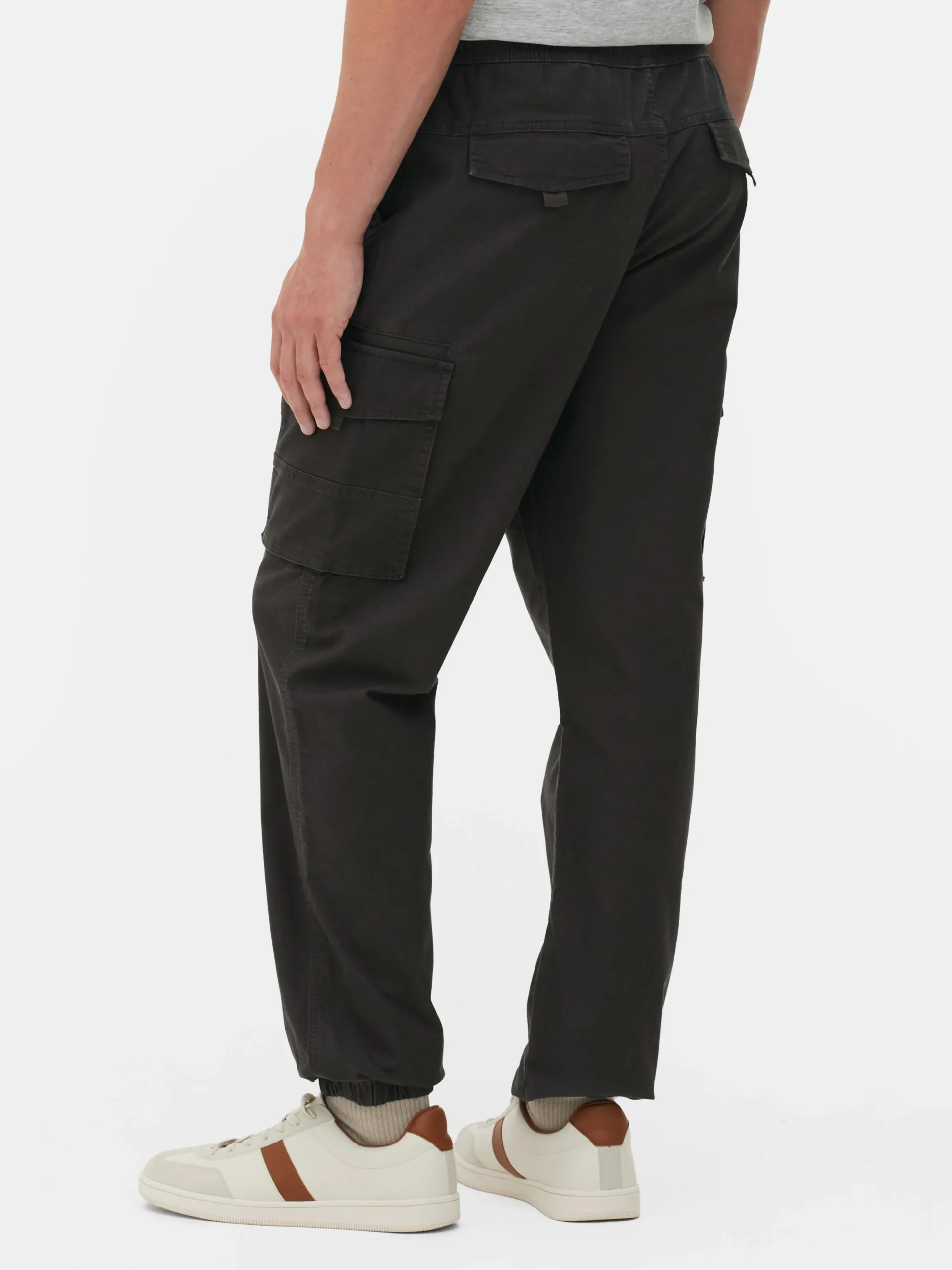 Pantalon Cargo Décontracté Resserré Aux Chevilles