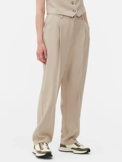 Pantalon Droit Ajusté à Coordonner