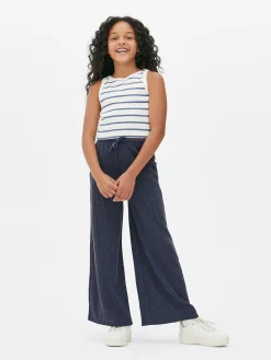 Pantalon Froncé à Cordon De Serrage