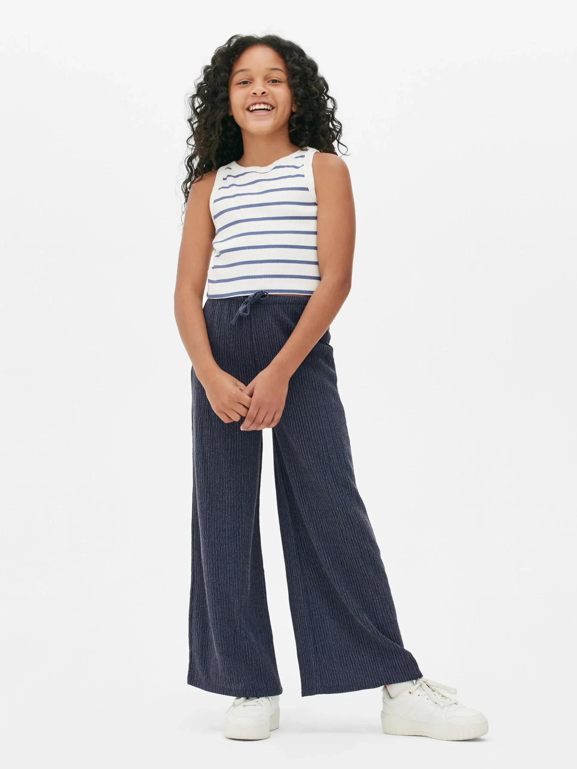 Pantalon Froncé à Cordon De Serrage