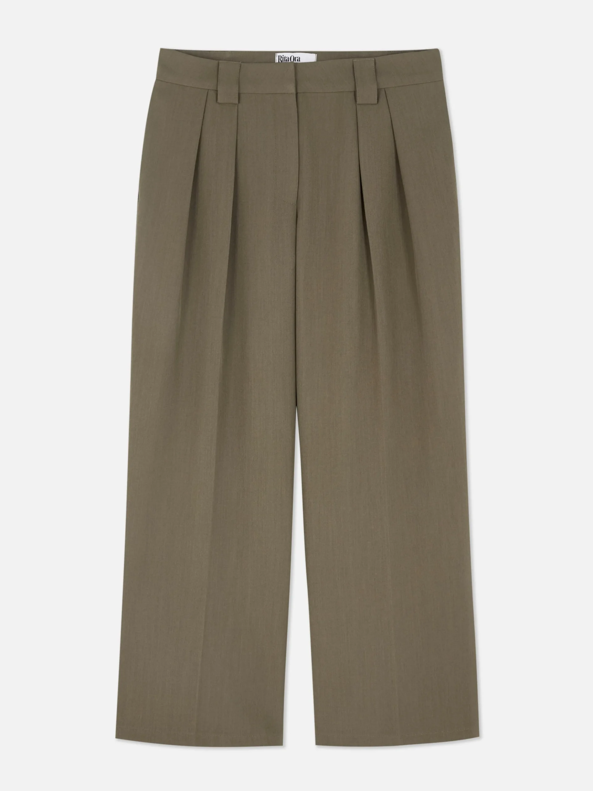 Pantalon Large Plissé Rita Ora