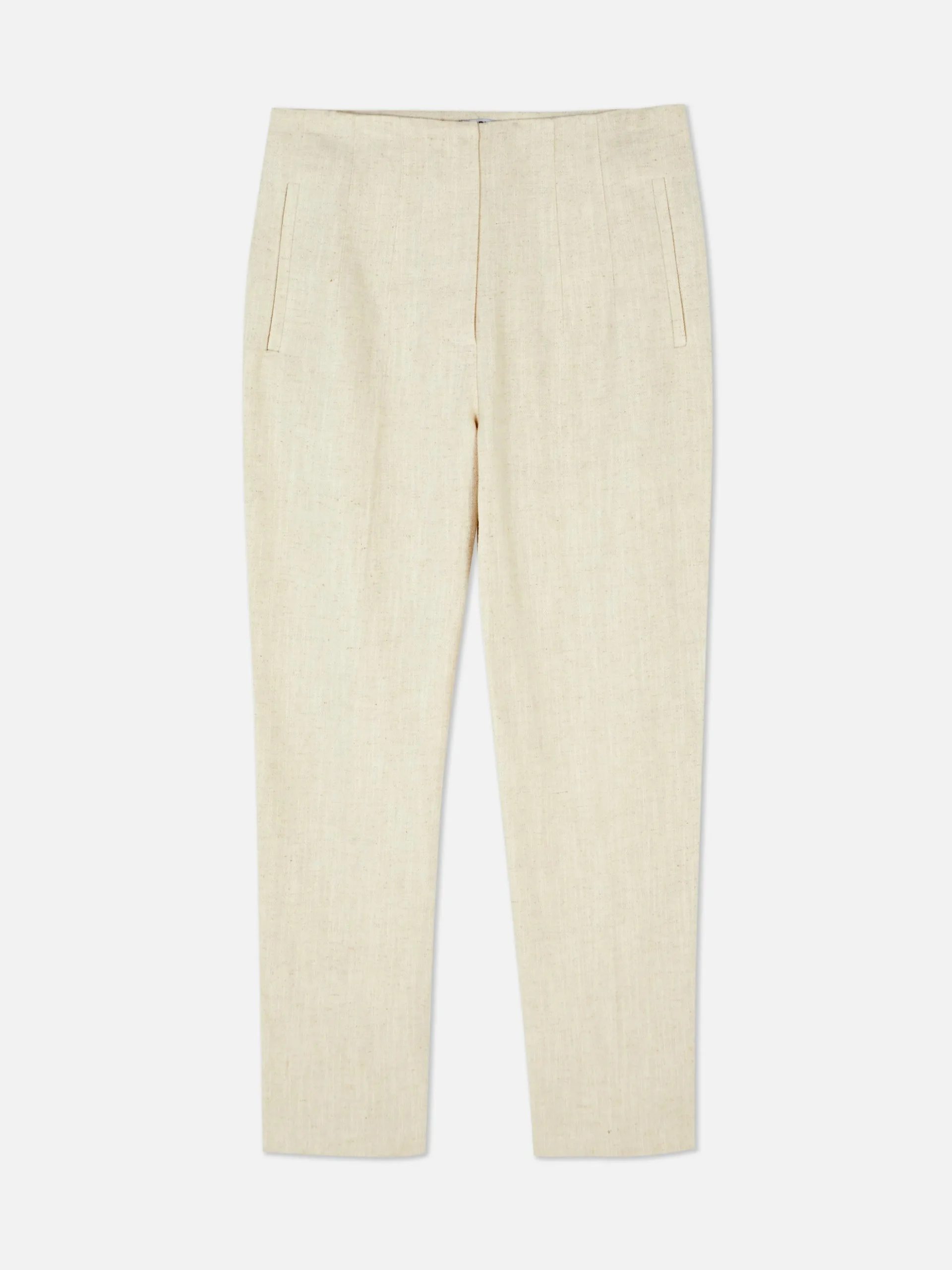 Pantalon Taille Haute Surpiqué