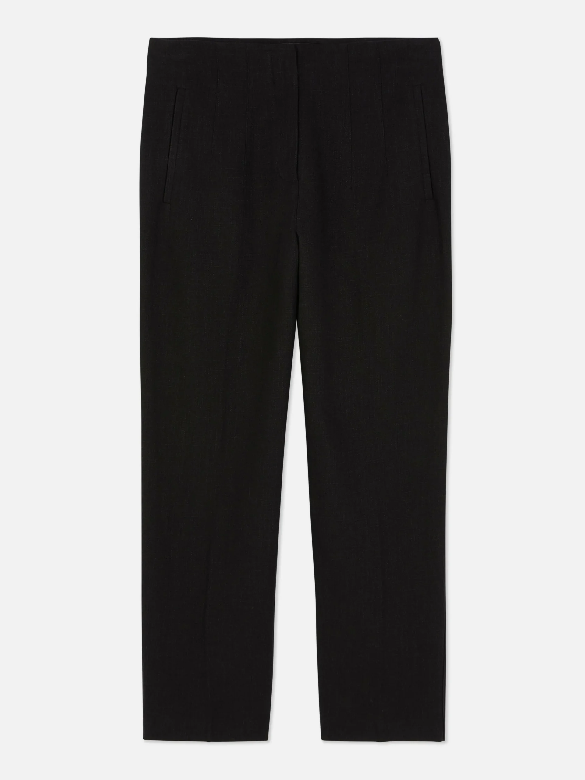 Pantalon Taille Haute Surpiqué
