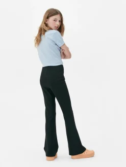 Pantalon évasé Côtelé
