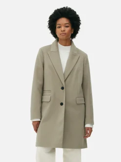 Pardessus à Boutonnage Simple