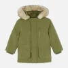 Parka à Capuche En Fausse Fourrure