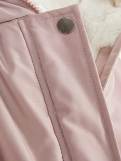 Parka à Capuche En Fausse Fourrure