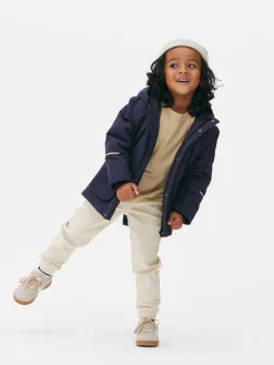 Parka à Capuche Et Quatre Poches