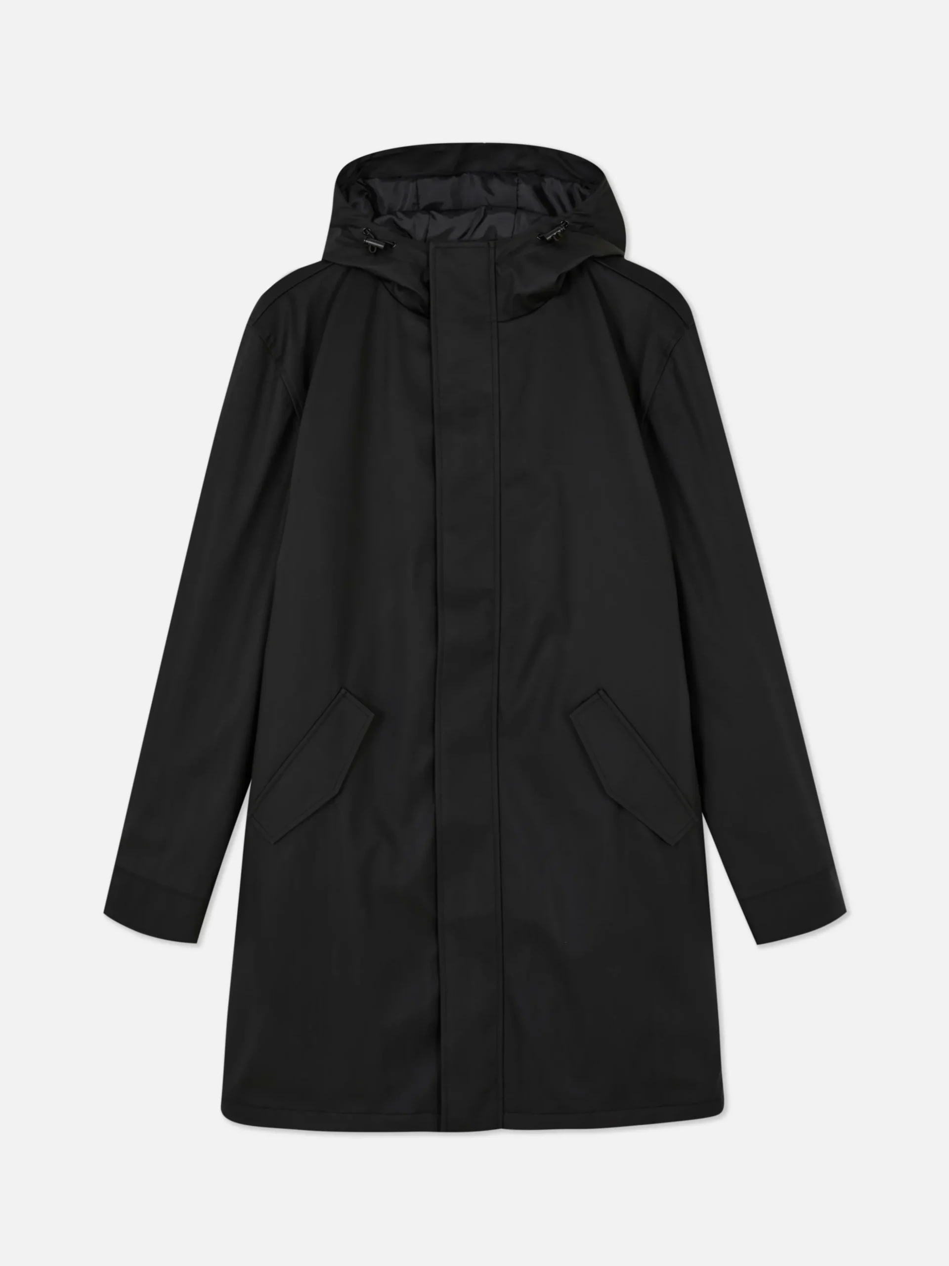 Parka Caoutchoutée à Capuche