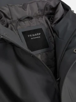Parka Caoutchoutée à Capuche