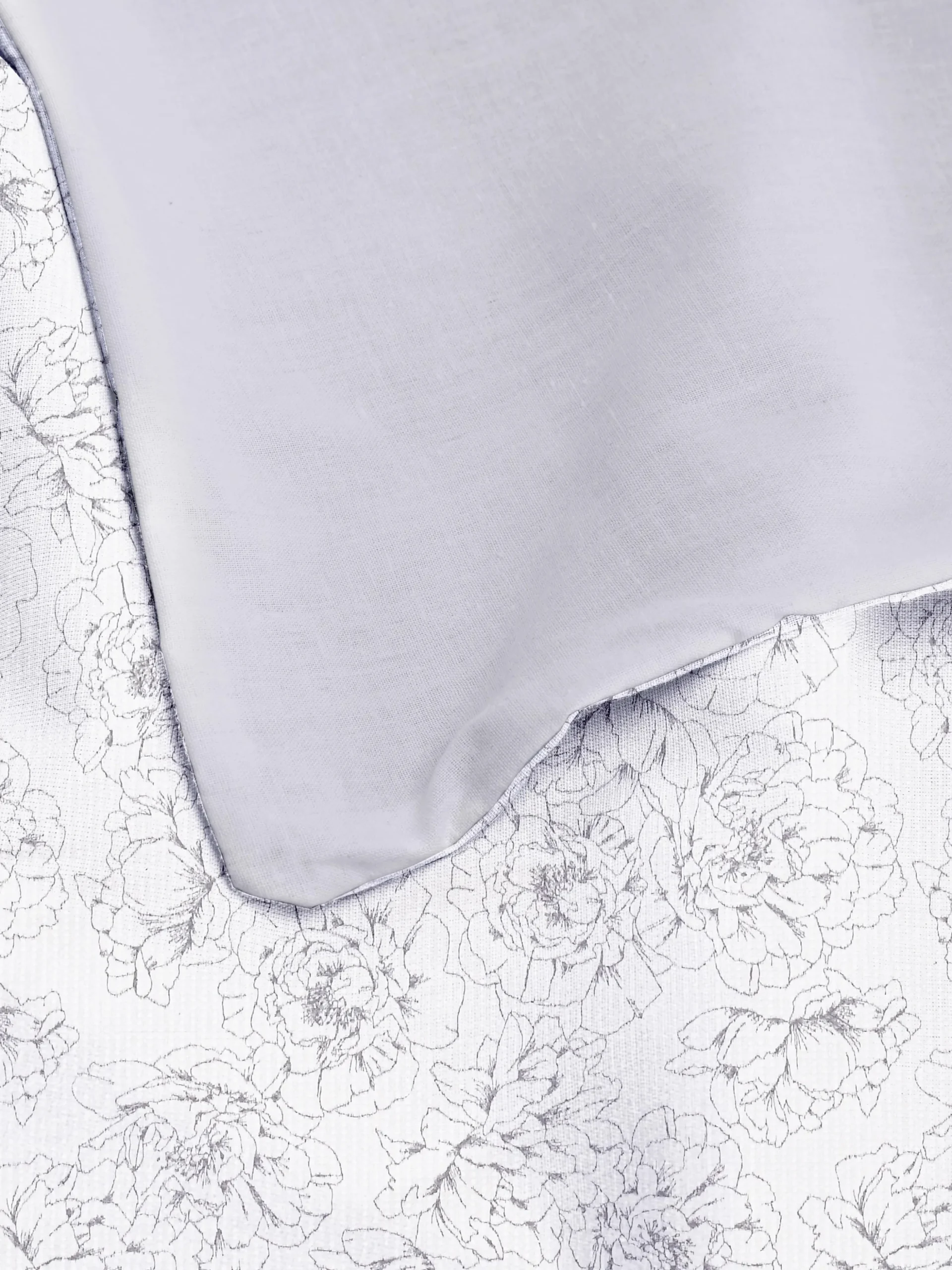 Parure De Lit Double Texturée à Fleurs