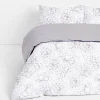 Parure De Lit King Size Texturée à Motif Floral