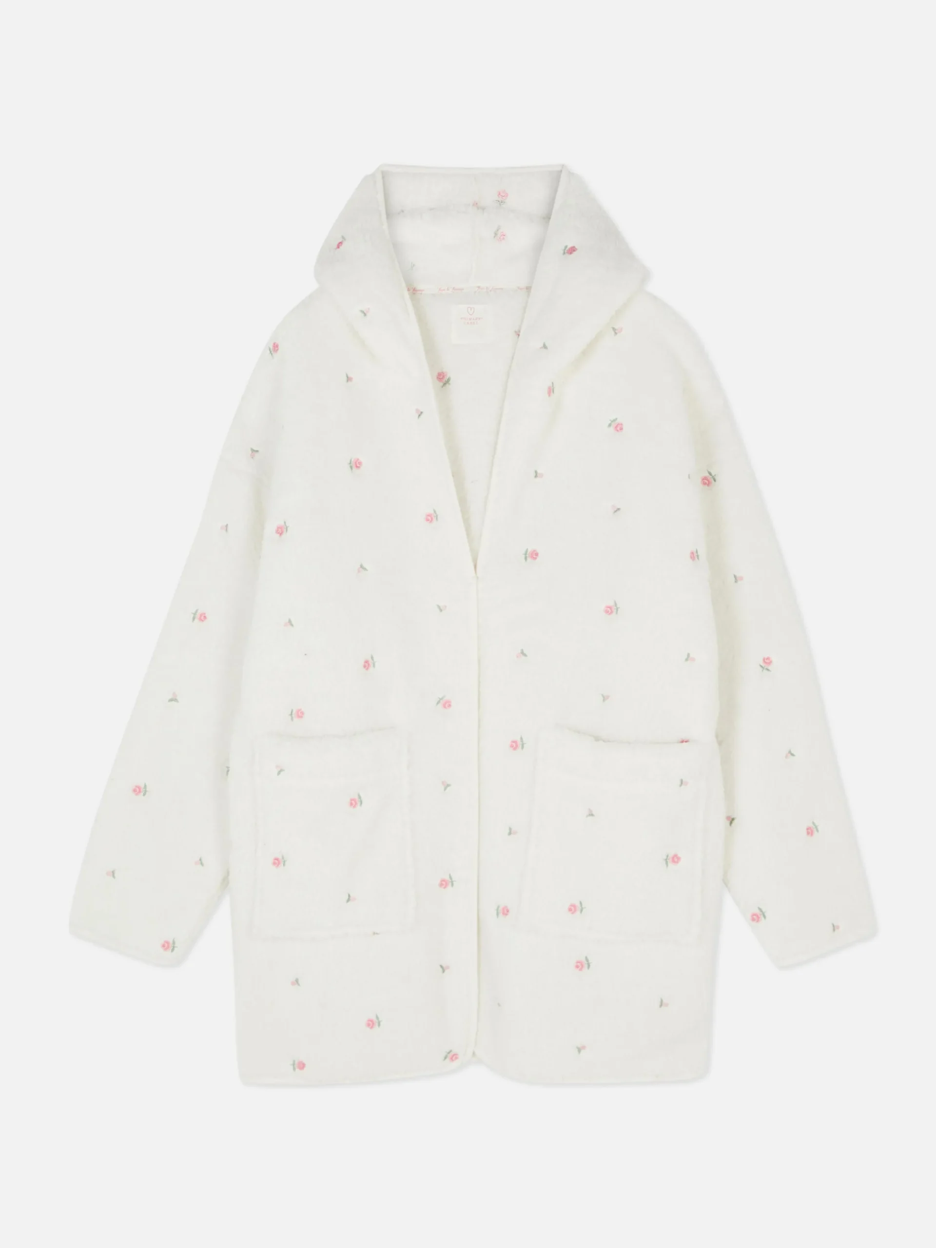 Peignoir De Pyjama Brodé De Roses