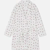 Peignoir Duveteux à Motifs