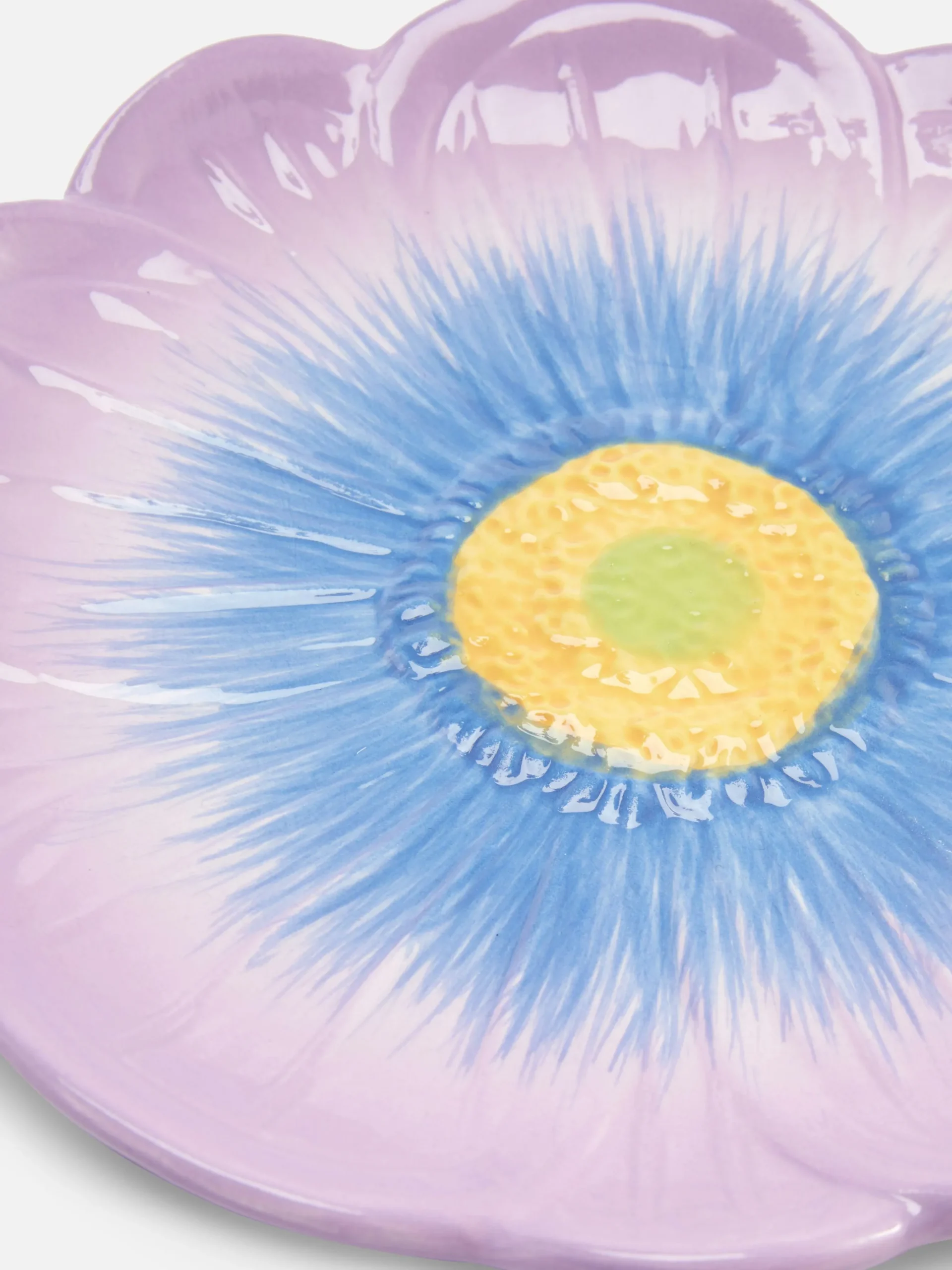 Petite Assiette Texturée En Forme De Fleur