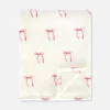 Petite Couverture à Imprimé Nœud
