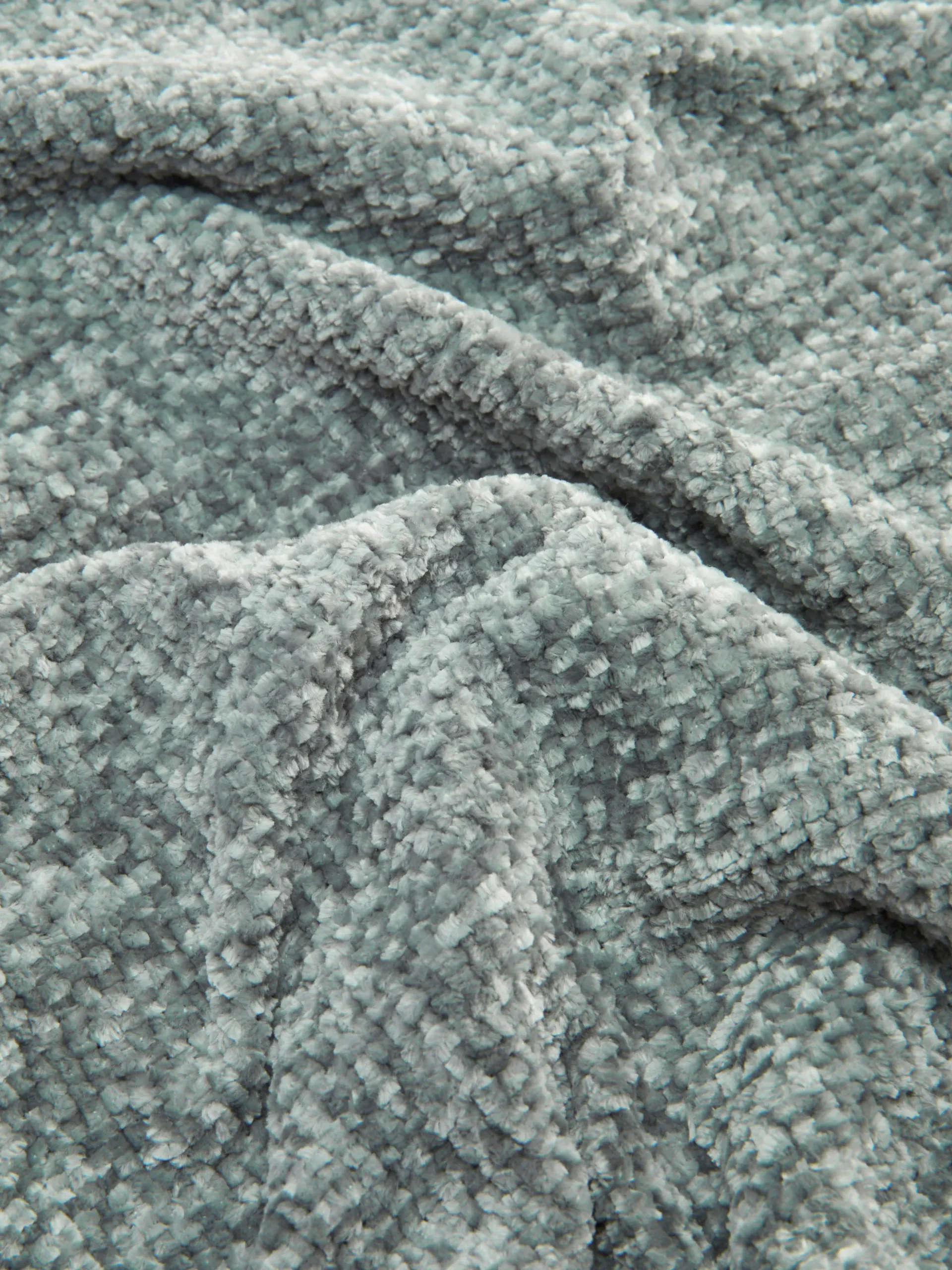 Petite Couverture En Chenille à Pampilles