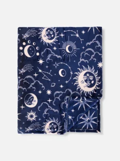 Petite Couverture Ultra-douce à Motif Céleste