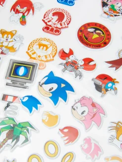 Pochette De 50 Autocollants Sonic Le Hérisson