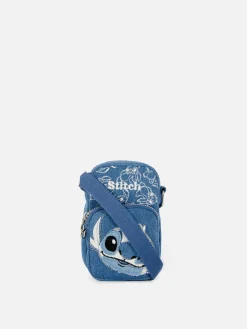 Pochette De Téléphone En Denim Disney Lilo & Stitch