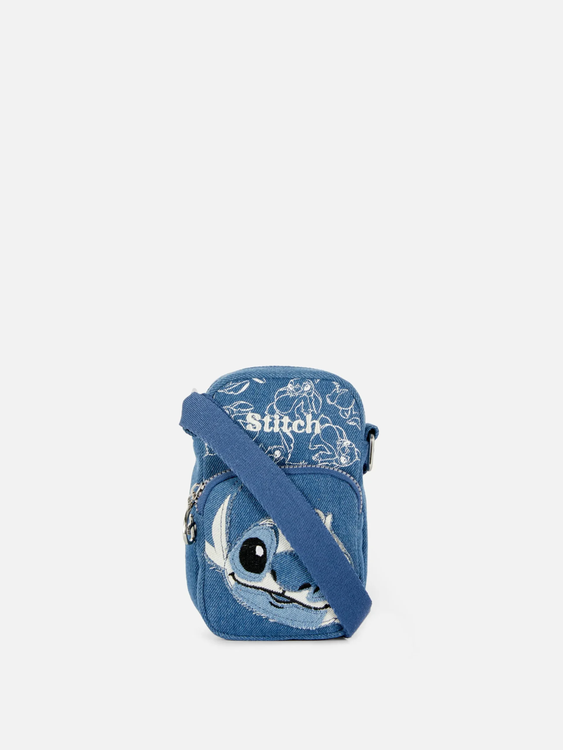 Pochette De Téléphone En Denim Disney Lilo & Stitch