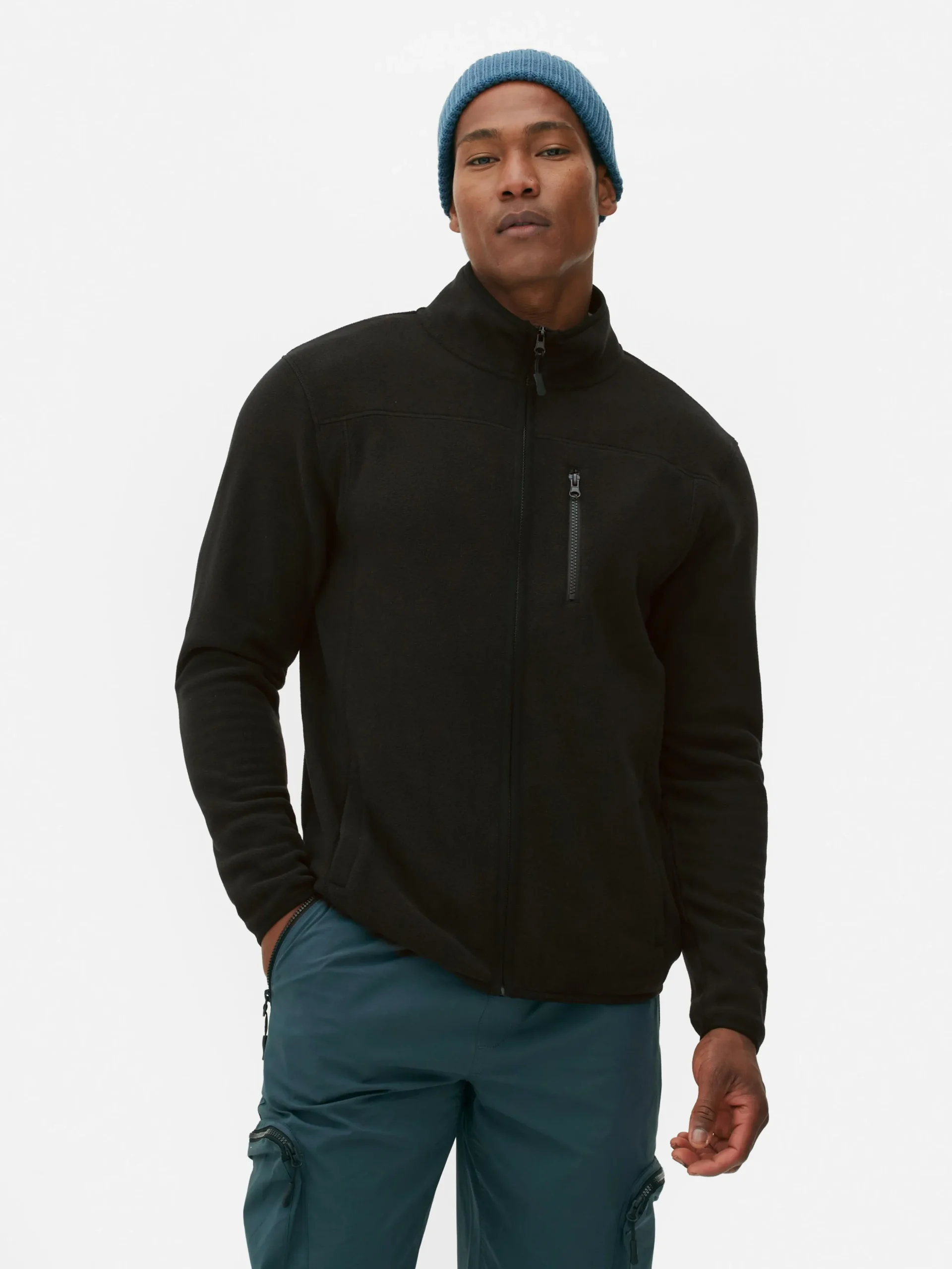 Polaire Zippée à Col Cheminée