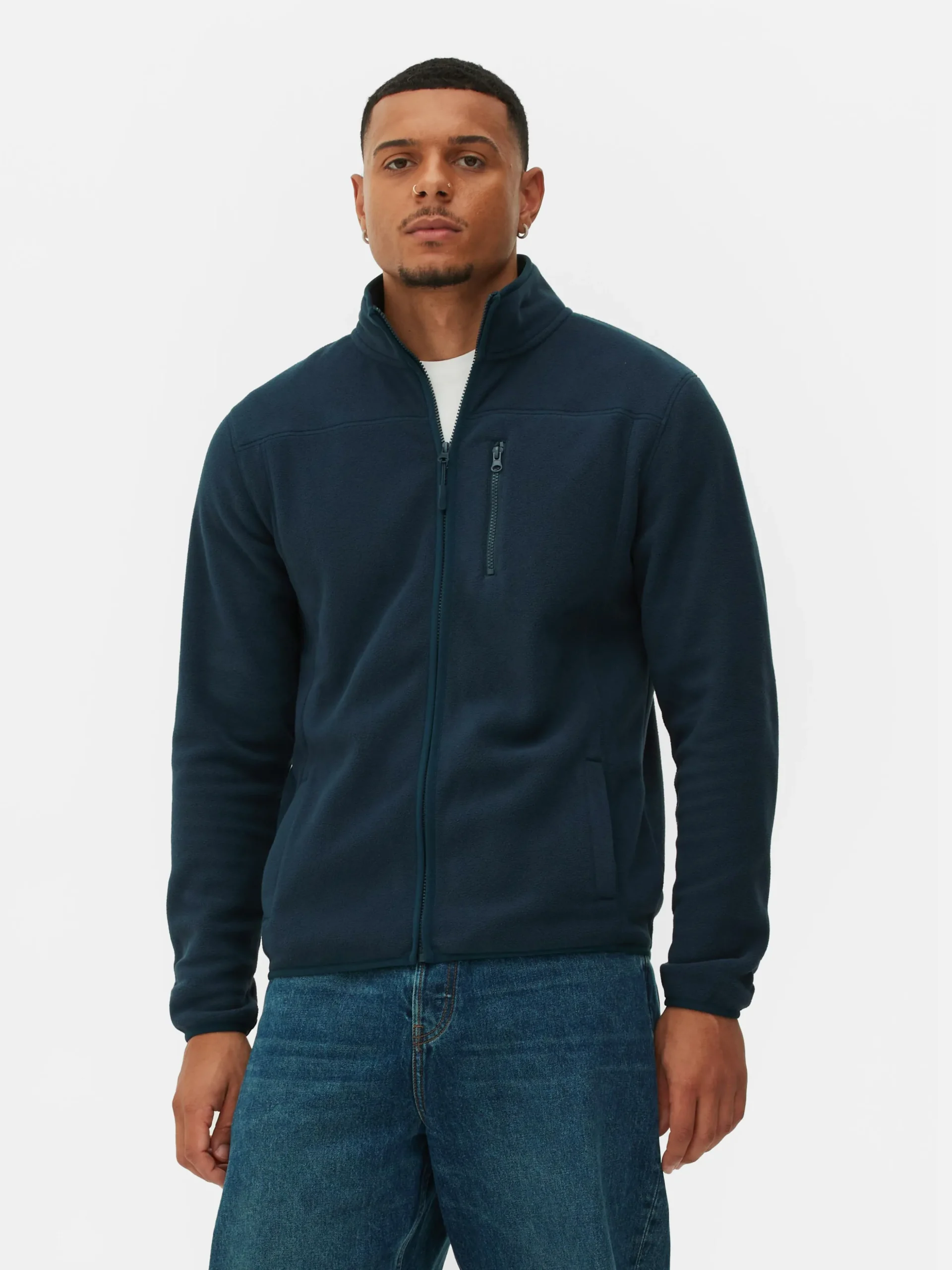 Polaire Zippée à Col Cheminée