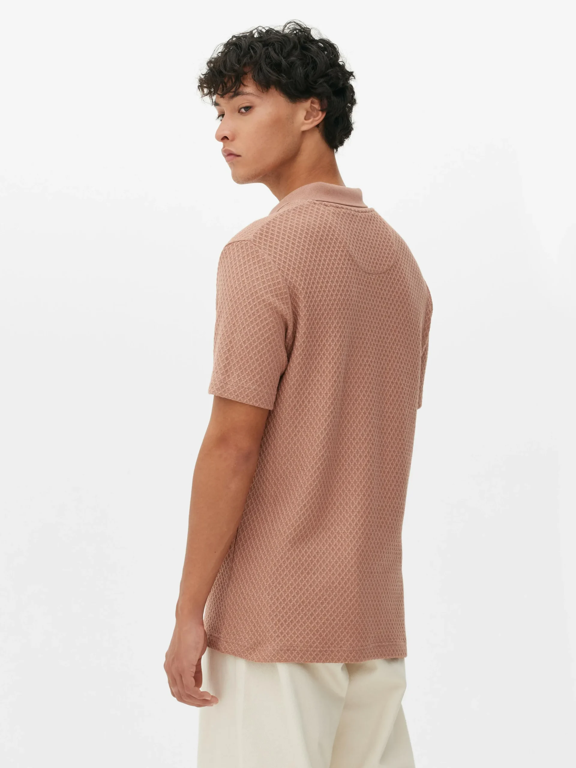 Polo En Maille Texturée Kem