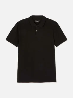 Polo En Piqué à Manches Courtes