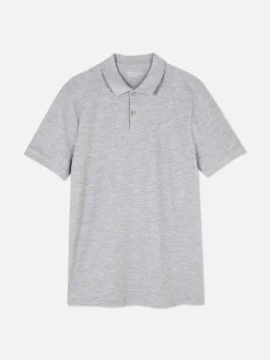 Polo En Piqué à Manches Courtes