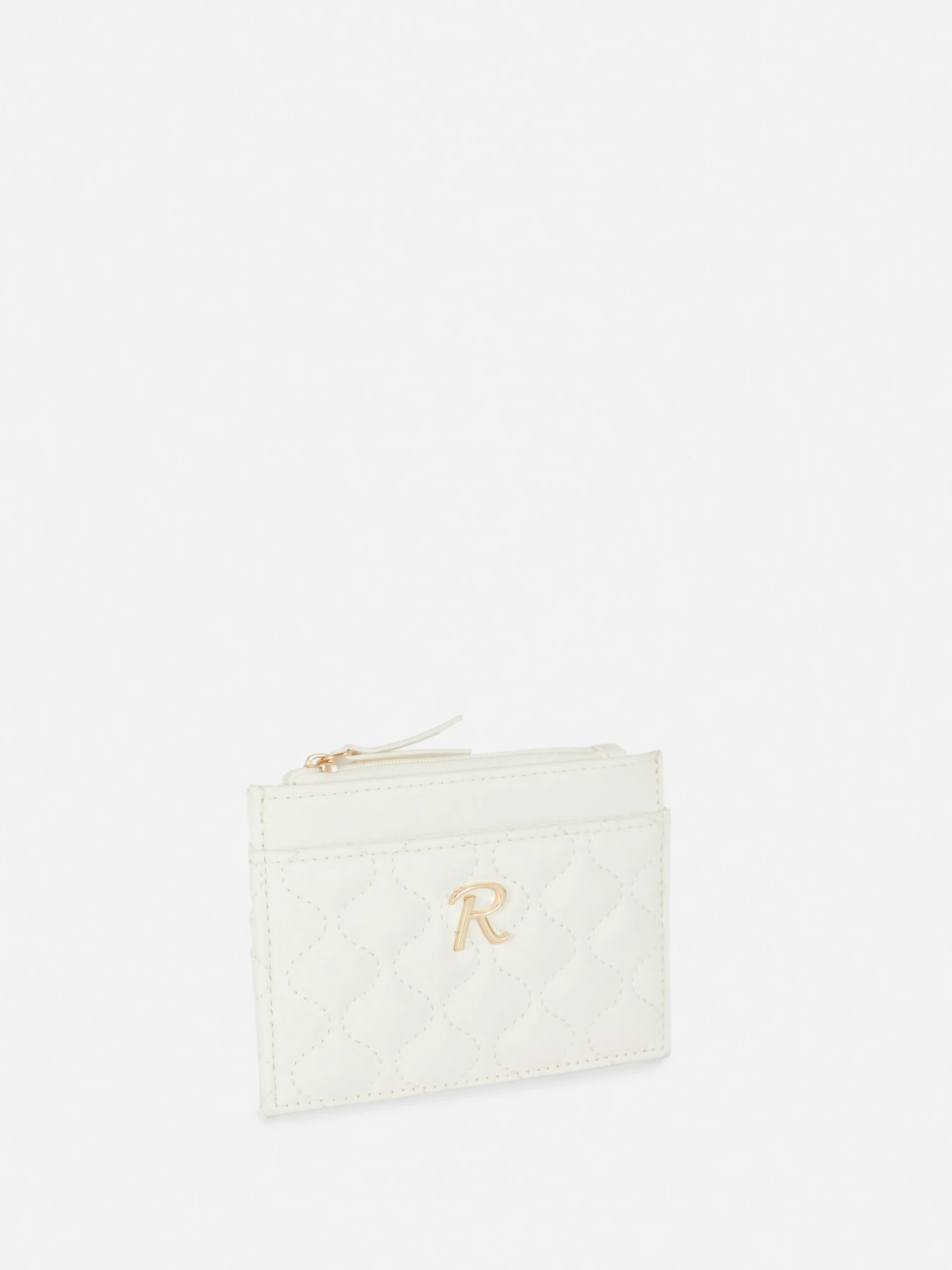 Porte-cartes Matelassé à Initiale