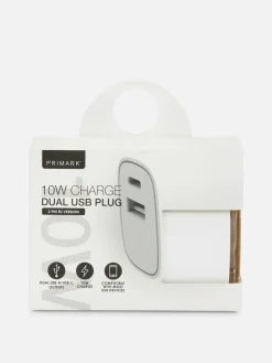 Prise USB Double à Deux Broches 10 W