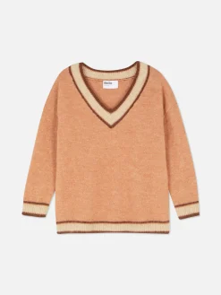 Pull à Col En V Style Vintage Rita Ora