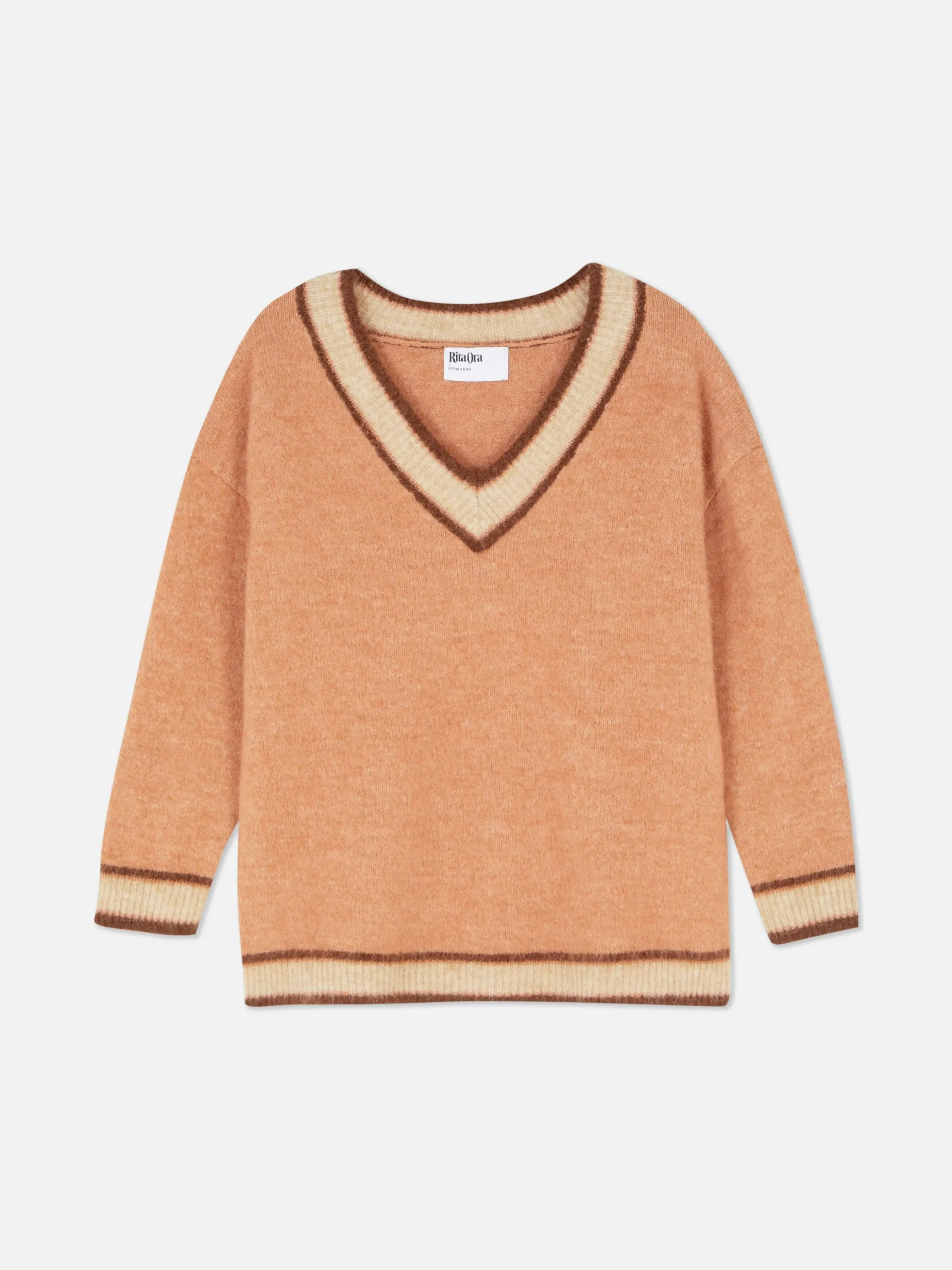 Pull à Col En V Style Vintage Rita Ora