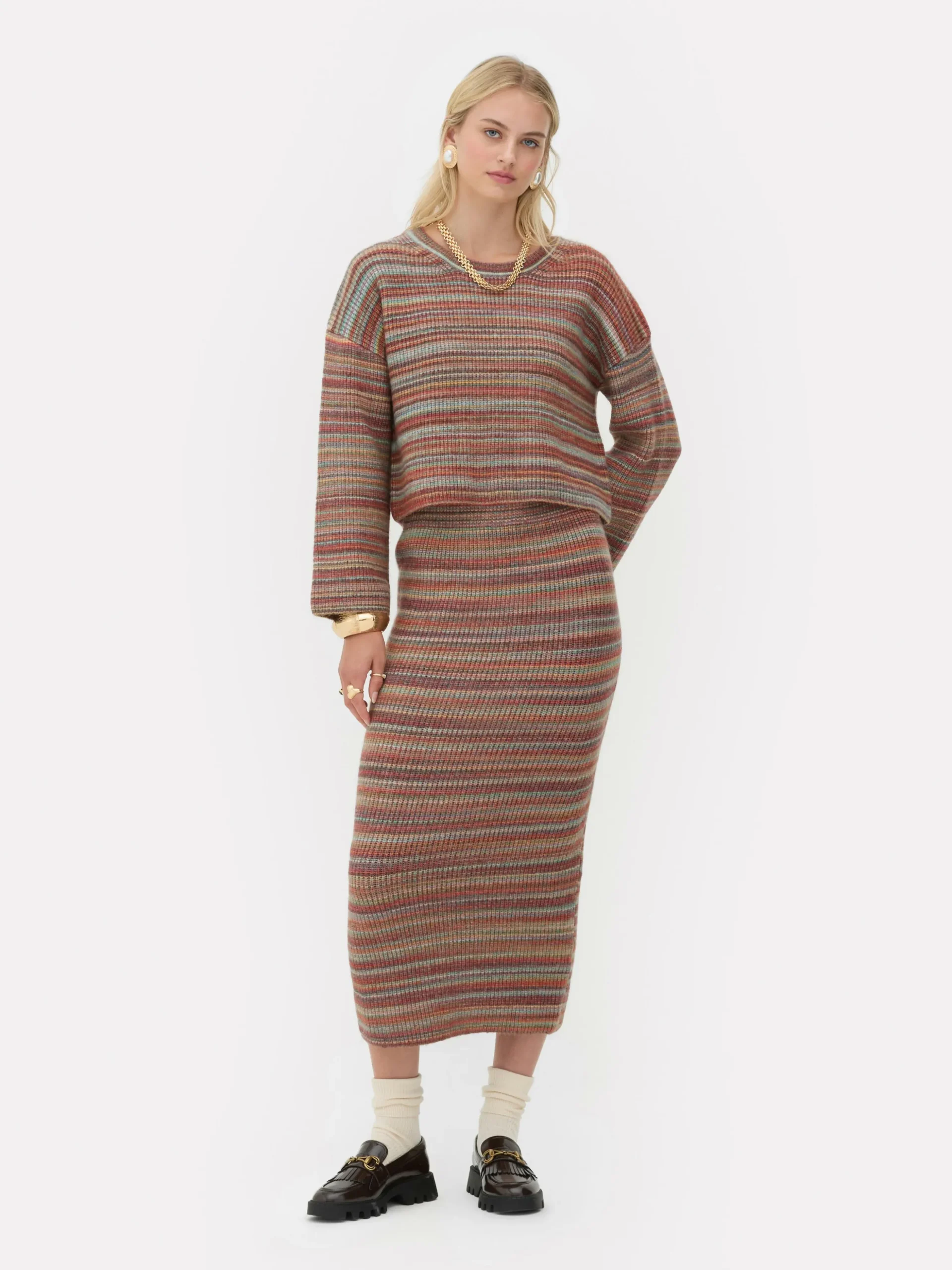 Pull En Maille à Rayures Rita Ora à Coordonner