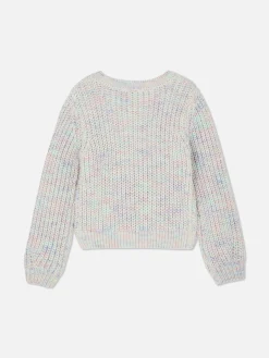 Pull En Maille Effet Chiné