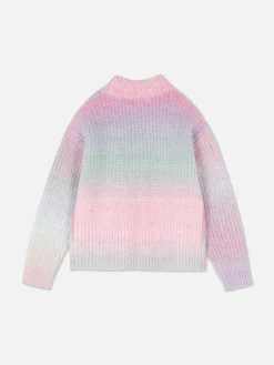 Pull En Maille Effet Dégradé