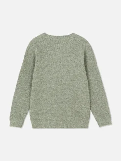 Pull En Maille Gaufrée Pour Garçon