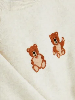 Pull En Maille Ours En Peluche