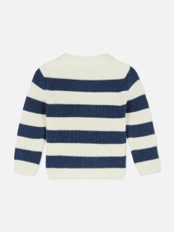 Pull En Maille Rayé