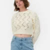 Pull En Maille Torsadée Ajourée Rita Ora