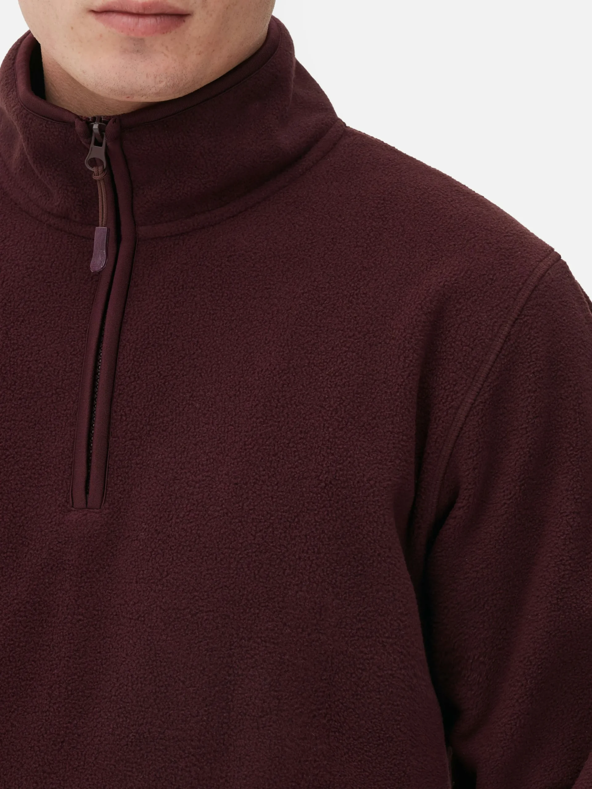 Pull En Molleton à Col Zippé