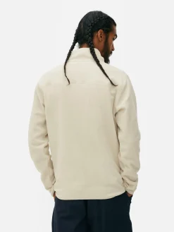 Pull En Molleton à Col Zippé