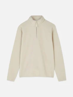 Pull En Molleton à Col Zippé