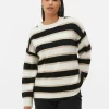 Pull Tricoté Avec Manches à Revers