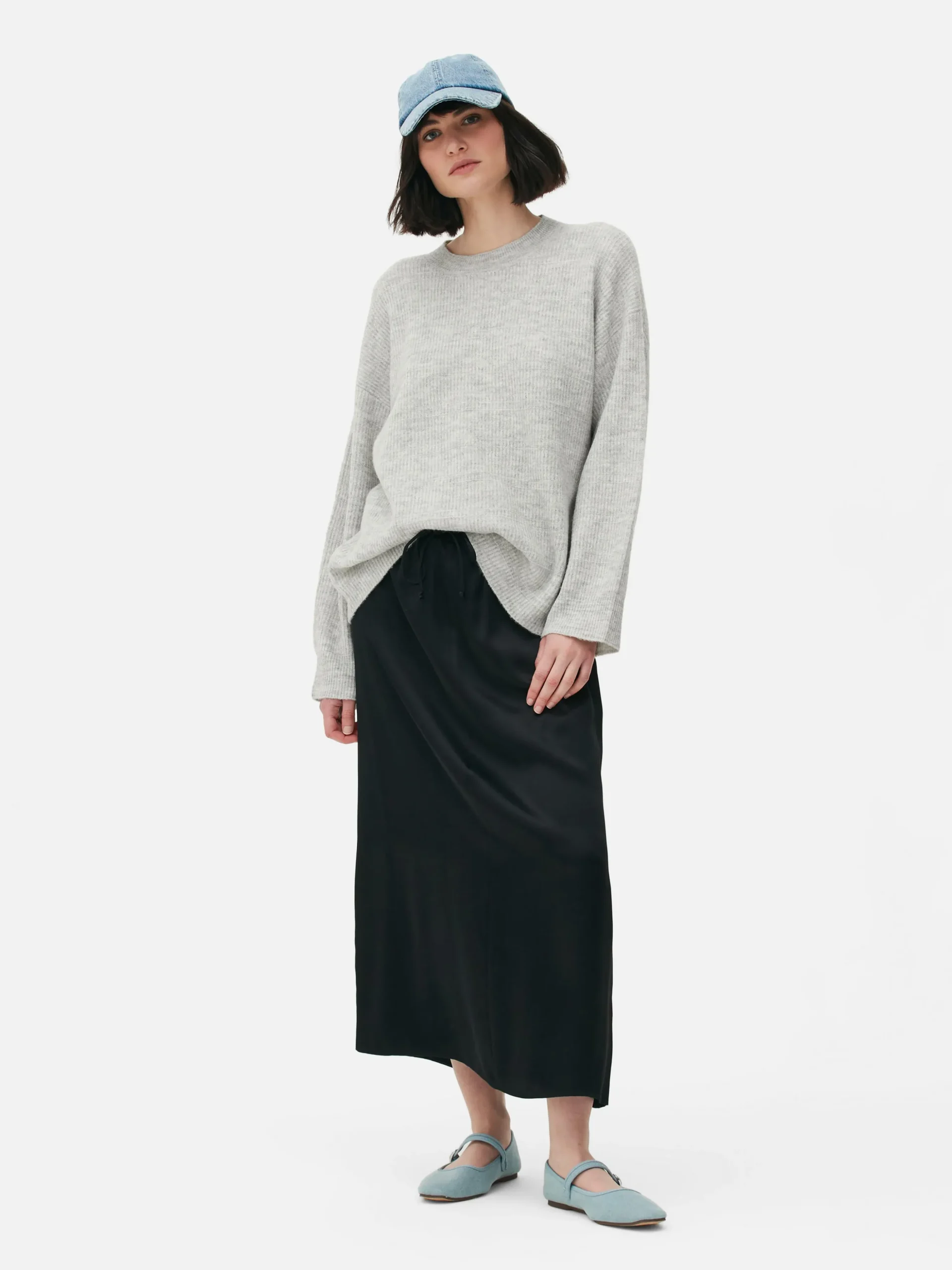Pull Tricoté Avec Manches à Revers