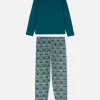 Pyjama à Manches Longues Et à Poche