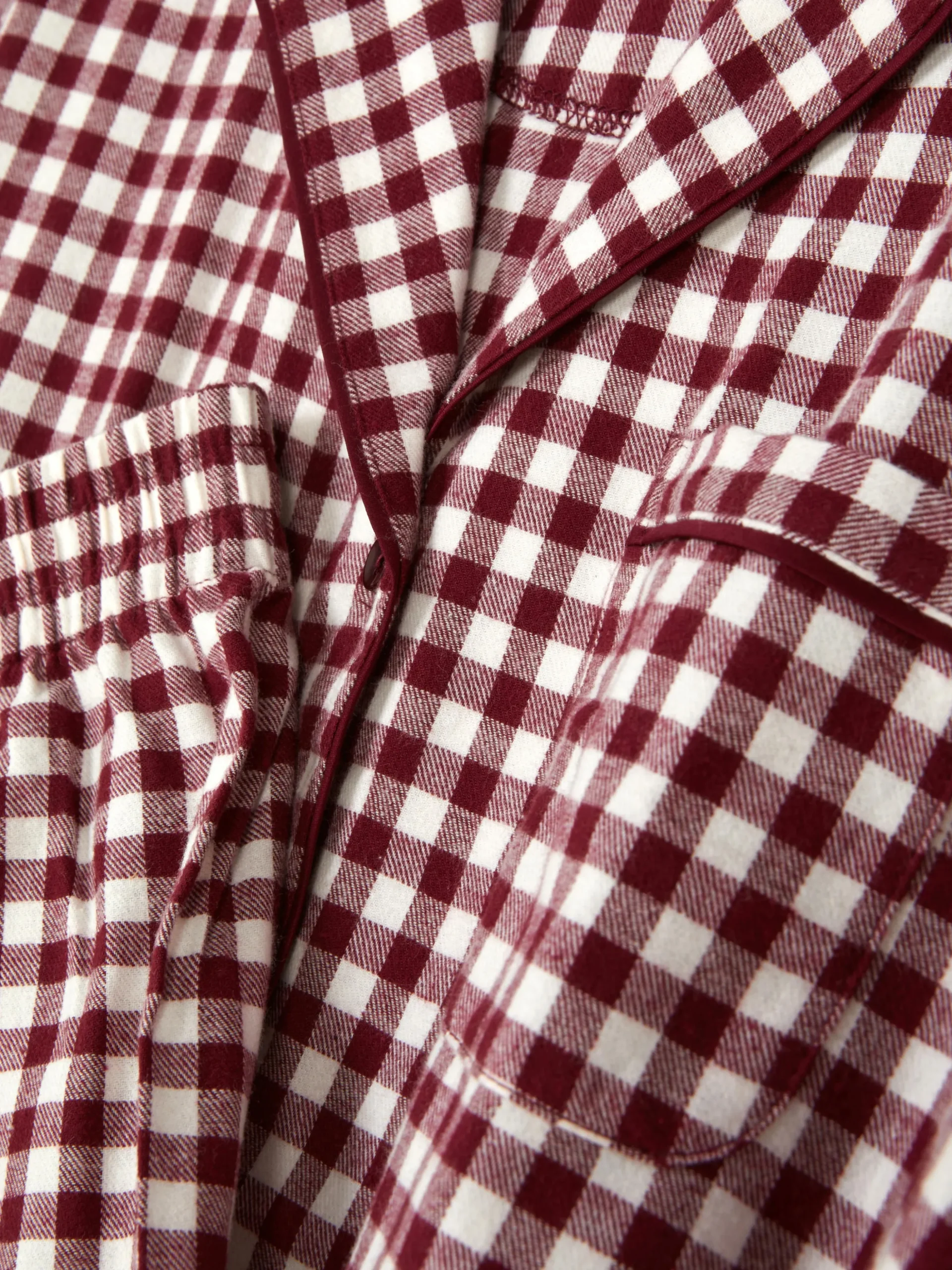 Pyjama En Flanelle à Manches Longues