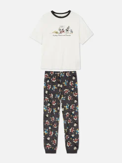 Pyjama En Jersey à Imprimé Personnage Disney