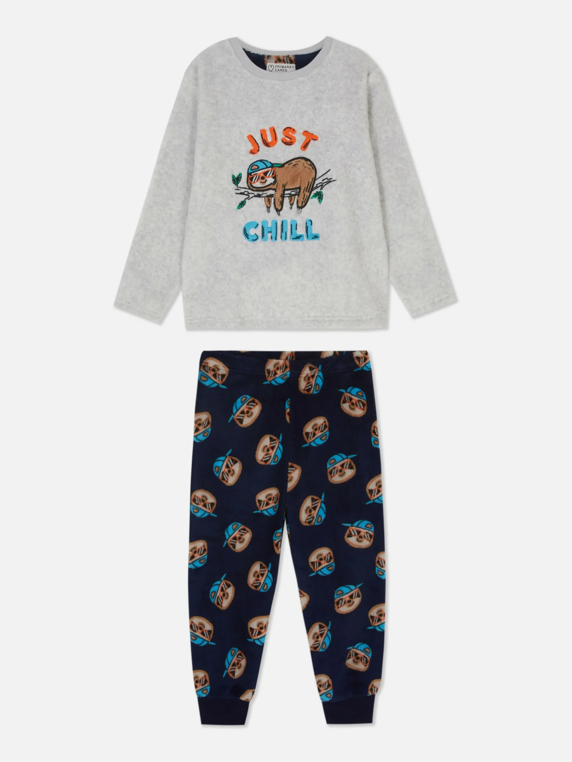 Pyjama En Molleton à Motif Paresseux